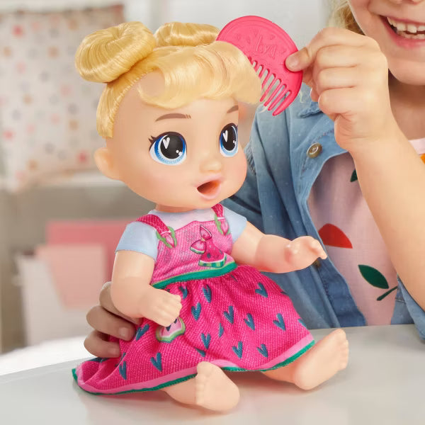 Baby Alive - Poupée Harper Hugs, douce smoothie