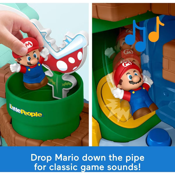 Fisher-Price - LITTLE PEOPLE - COFFRET DE JEU SUPER MARIO AVENTURE
