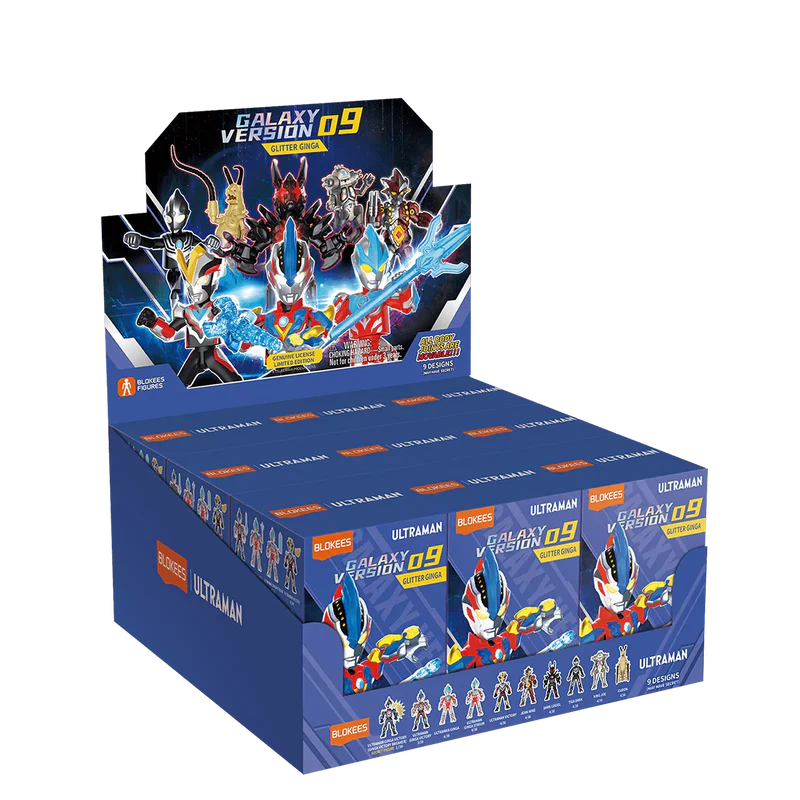 BLOKEES - Ultraman - Galaxy Version 9pc Wave 9 Glitter Ginga