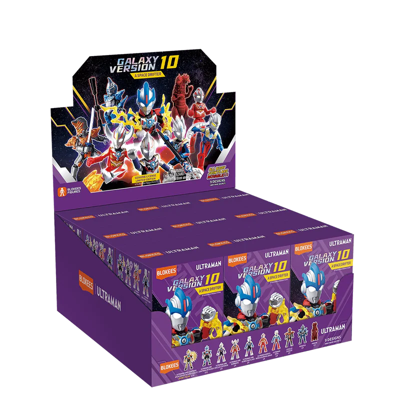 BLOKEES - Ultraman - Version Galaxie 9 figurines Vague 10 Un Vagabond de l'Espace