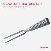 Global - Carving Fork 36cm/14" Straight Edge Forged - Limolin 