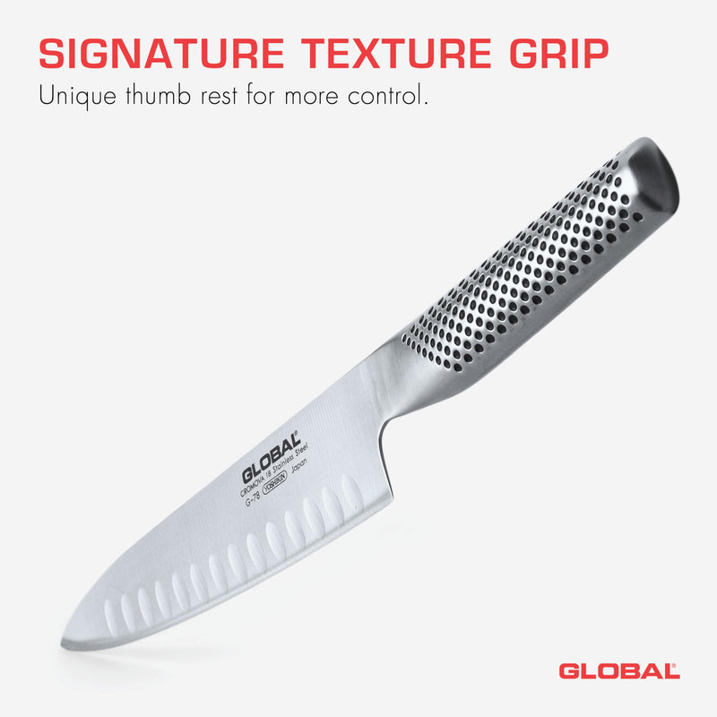 Global - Cook's Knife Fluted 18cm/7" (G62) - Limolin 