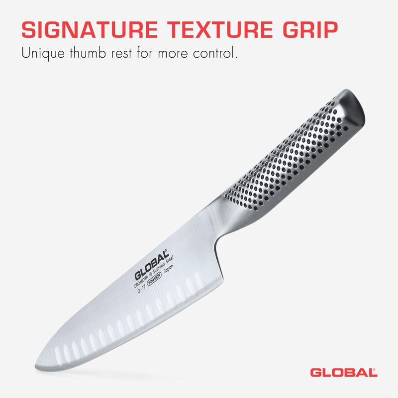 Global - Cook's Knife Fluted 20cm/8" (G61) - Limolin 