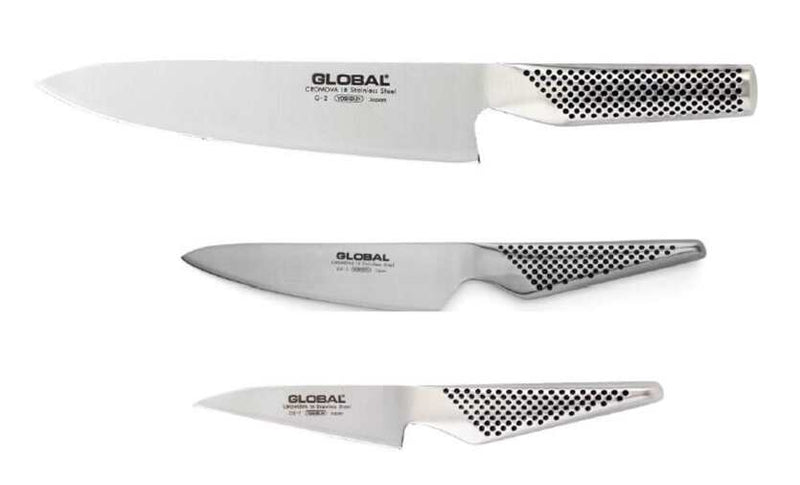 Global - Knife Set 3pc (G2, GS3, GS7) - Limolin 