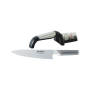 Global - Knife & Sharpener Set 2pc Starter Set (G2, G91SB Sharpener) - Limolin 
