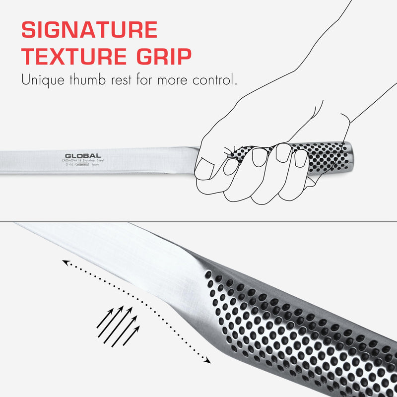 Global - Slicer Ham/Salmon Knife Flexible 31cm/12.25" - Limolin 