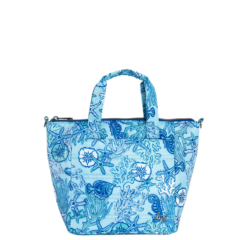 LUG - Gobble Insulated Lunch Tote Bag - SEALIFE BLUE - colour view