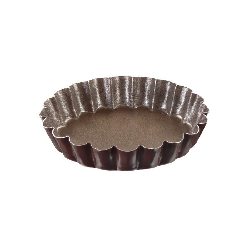Gobel - Tart Mold Set Round Fluted 6pc/Set 10x1.8cm/4x0.7" Non-stick - Limolin 