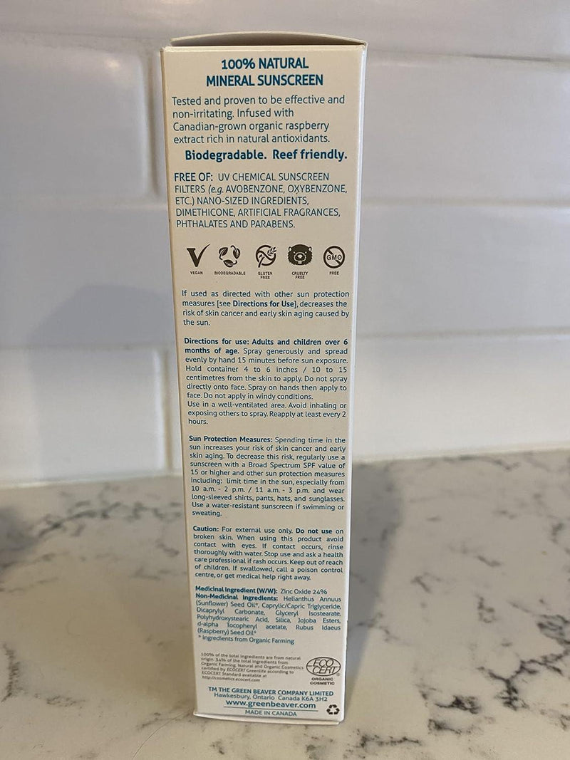 Green Beaver Company - Sunscreen SPF27 Spray- 90ml - Limolin 