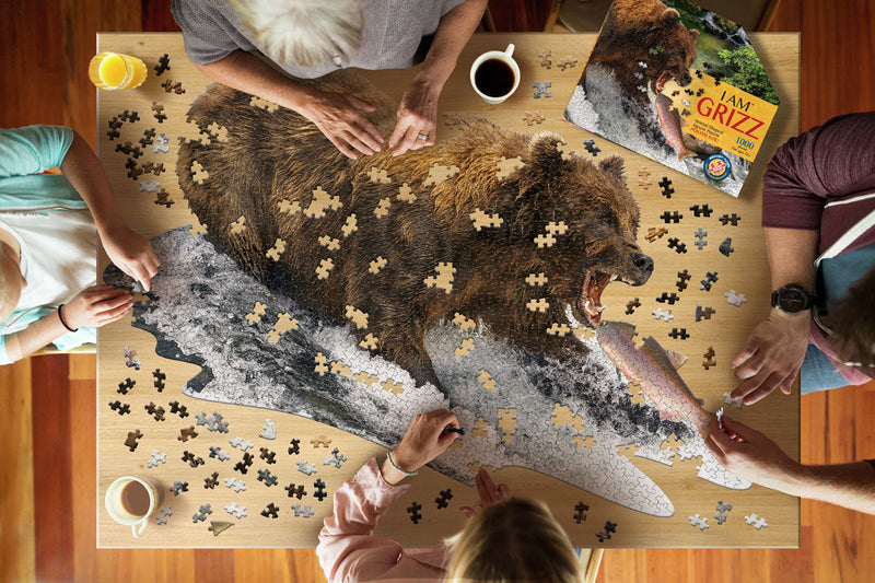 Madd Capp Puzzles – I Am Grizz Jigsaw Puzzle | 1000 Pieces – lifestyle view