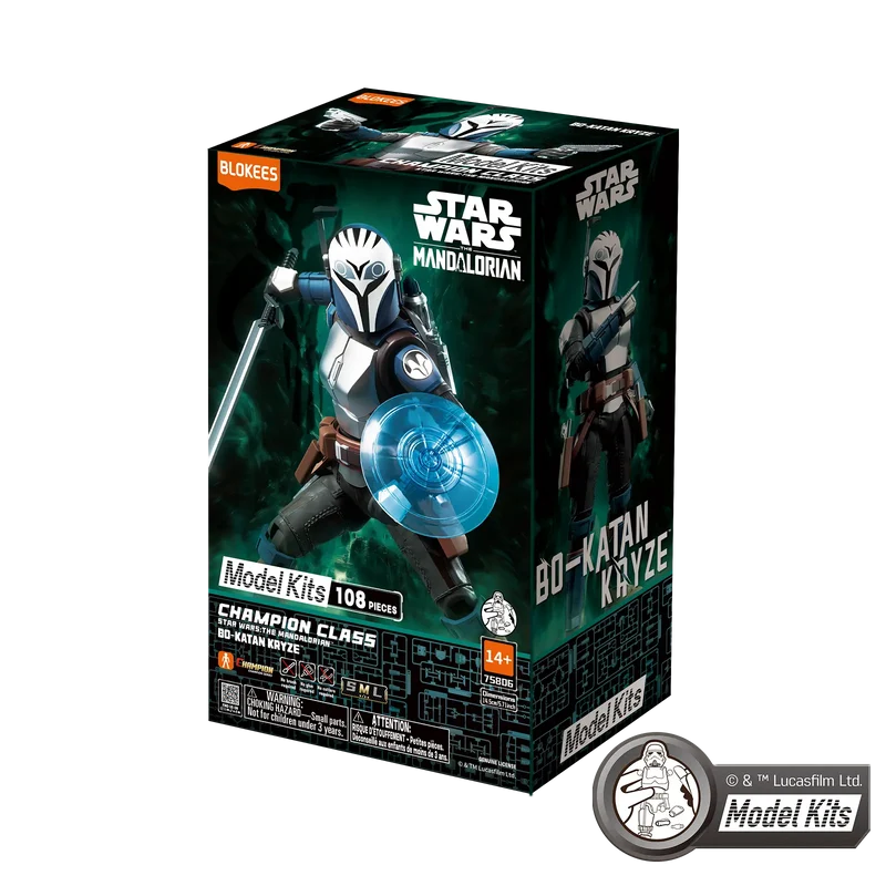 BLOKEES - STAR WARS: THE MANDALORIAN™ CHAMPION CLASS 06 BO-KATAN KRYZE™ MODEL KITS | BLOKEES