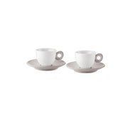 Guzzini - Everyday - Espresso Cups With Saucers (Set of 2) - Limolin 