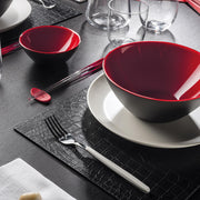 Guzzini - Set 2 Pairs of Two Colour Chopsticks With 2 Rests - Limolin 
