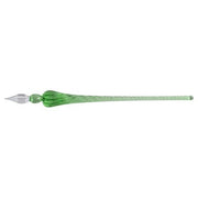 Round Glass Pen - Emerald (7.1 in)