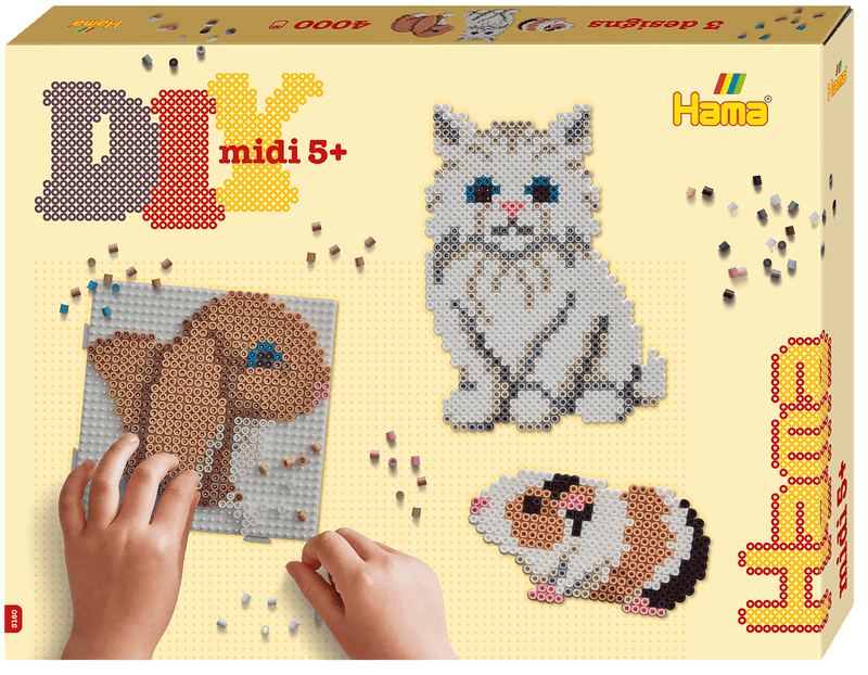 Hama - Midi Gift Box - Cute Pets - Limolin 