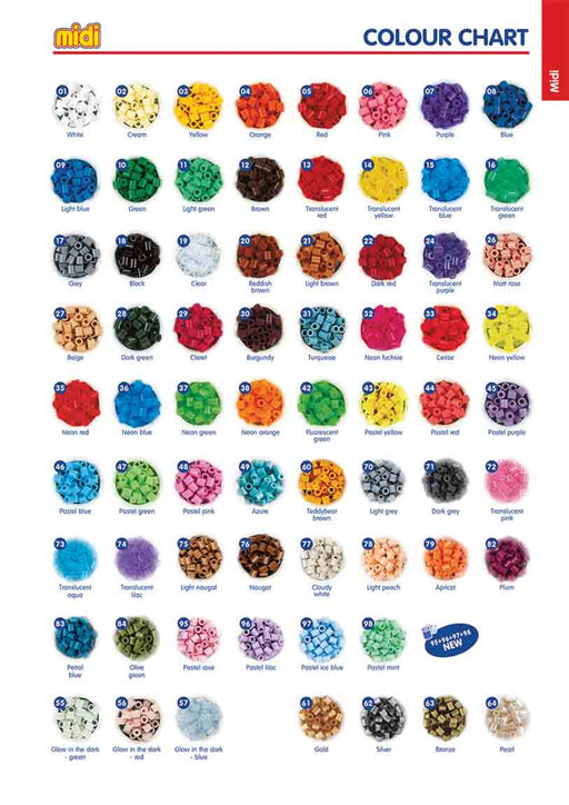 Hama - Pastel Mix-1K Beads In Bag - Limolin 