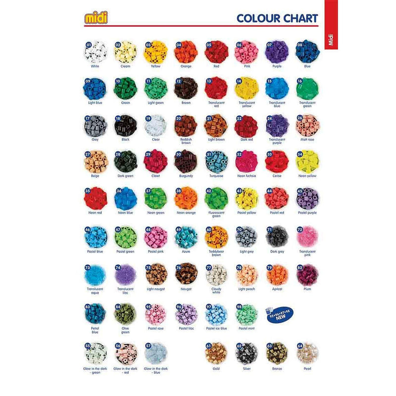 Hama - Translucent Yellow - 1K Beadsin Bag - Limolin 