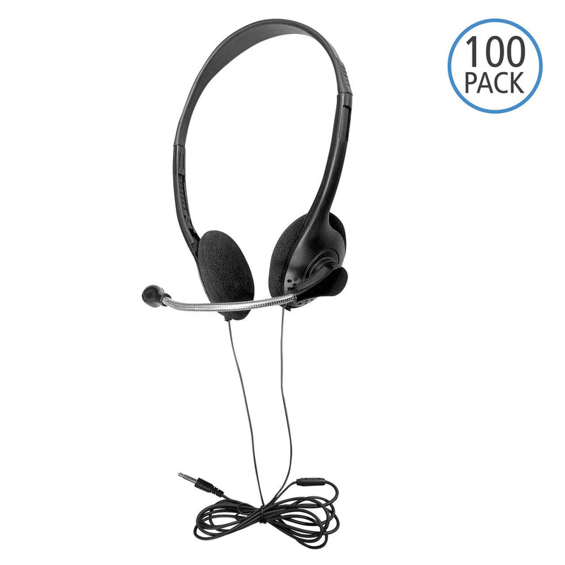HamiltonBuhl - Headset On Ear With Mic 100 Pack Trrs Plug - Limolin 