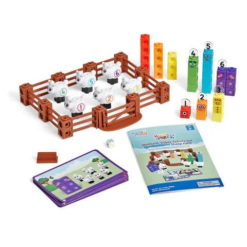 Hand 2 Mind - Mathlink Cubes Numberblocks Sheep Farm Activity Set - Limolin 
