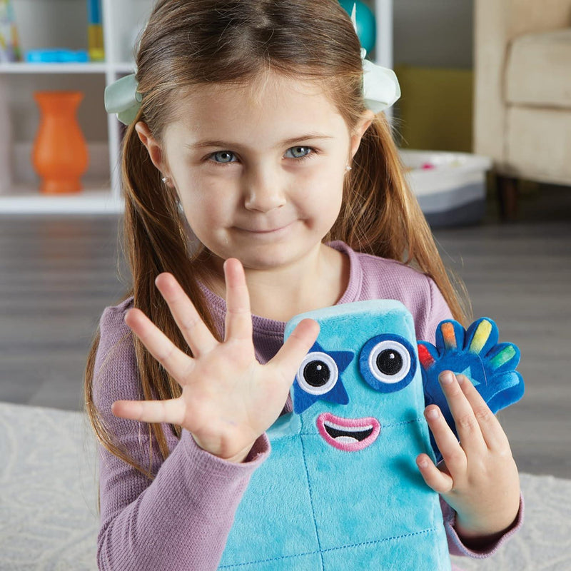 Hand 2 Mind - Numberblocks Character Five Feature Plush - Limolin 