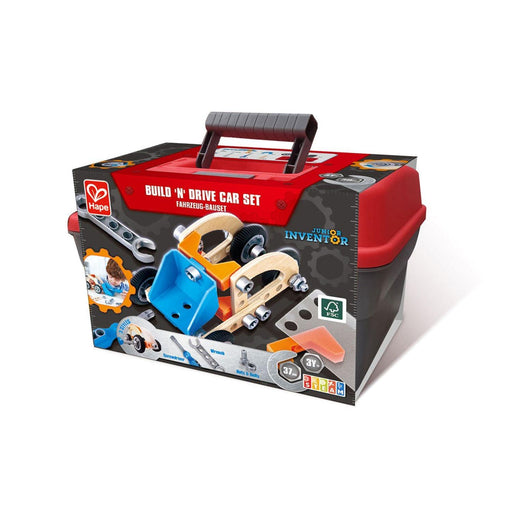 Hape - Build "N" Drive Car Set - Limolin 