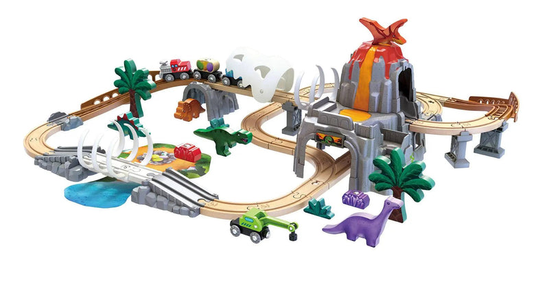 Hape - Dino Railway Adventure Set - Limolin 