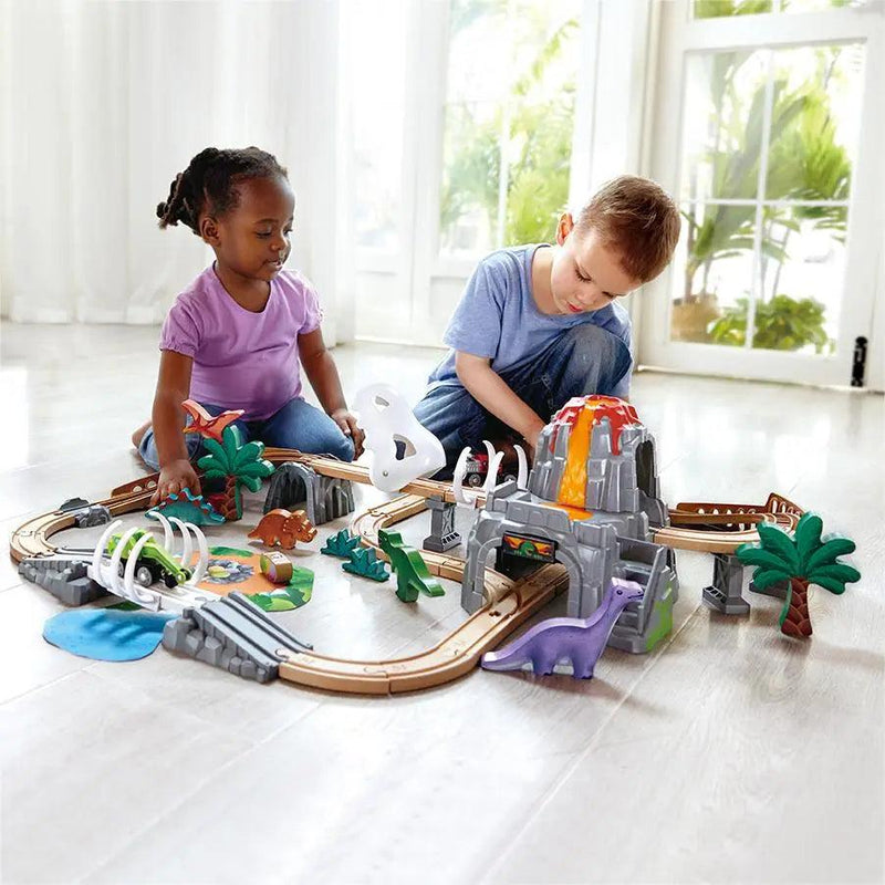 Hape - Dino Railway Adventure Set - Limolin 