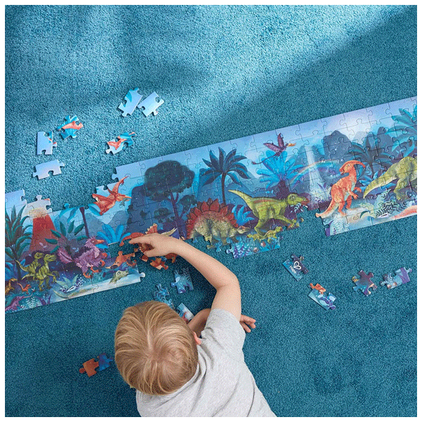 Hape - Dinosaur Glow - in - The - Dark Puzzle
