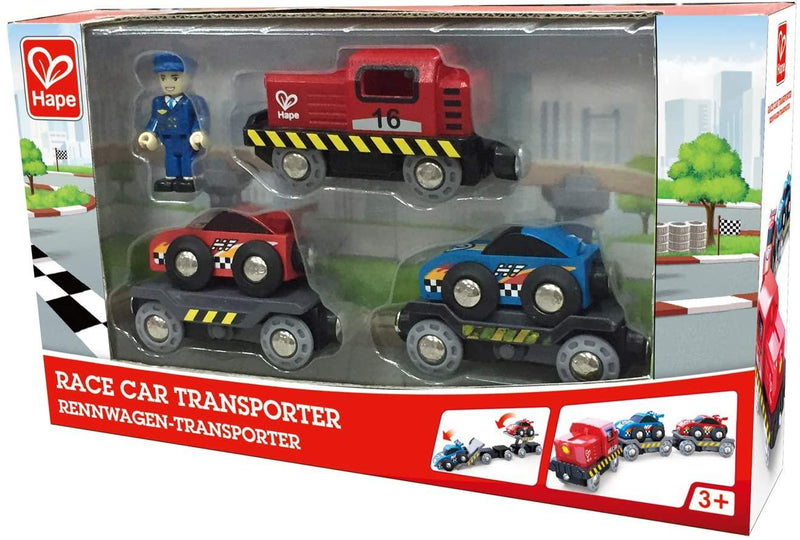 Hape - Race Car Transporter - Limolin 