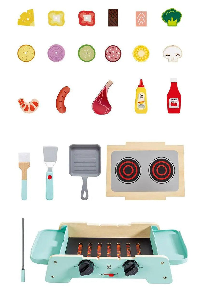Hape - Sizzling Griddle & Grill Bbq Set - Limolin 
