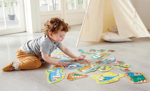 Hape - Wheels & Wonders Puzzle - Limolin 