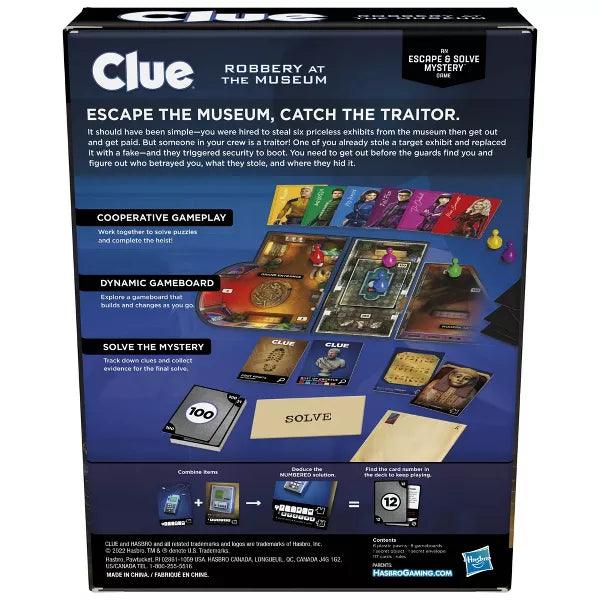 Hasbro - Clue - Clue Escape Robbery At The Museum Board Game - Limolin 
