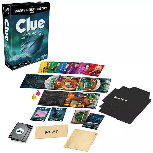 Hasbro - Clue - Escape Sabotage On The Seas Board Game - Limolin 