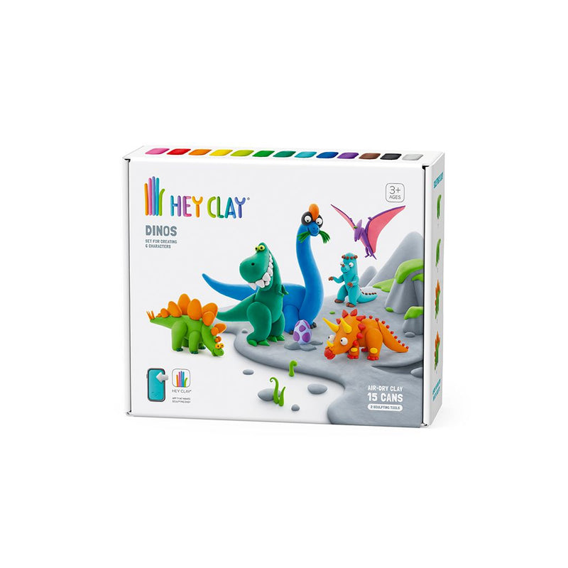 Hey Clay - CLAY SET - DINOS - Limolin 