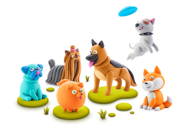 Hey Clay - CLAY SET - DOG STORY - Limolin 