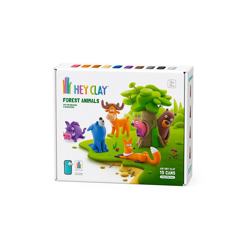 Hey Clay - CLAY SET - FOREST ANIMALS - Limolin 