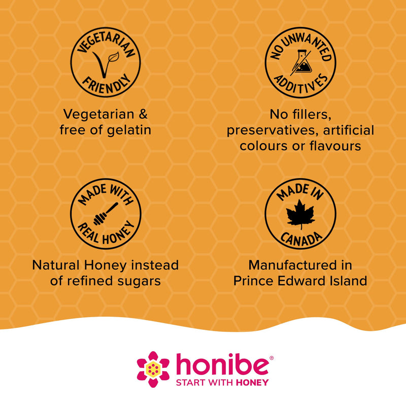 Honibe - Kids Complete+Immune 60 Gummies - Limolin 