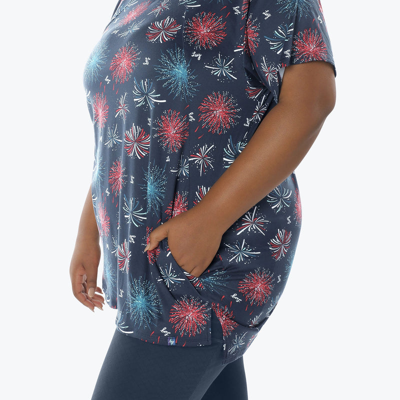 LUG - Hopper High Low Tunic Top