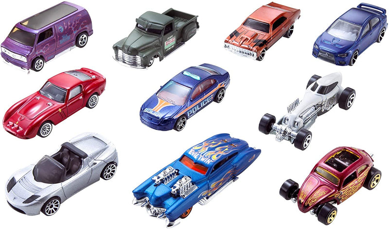 Hot Wheels - 10 Cars Pack - Limolin 