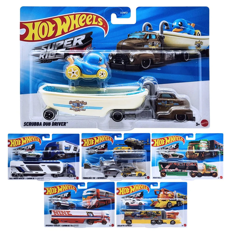 Hot Wheels - Véhicules miniatures 1:64 - Super Rigs