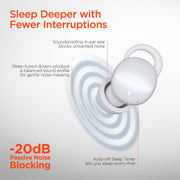 HyperGear - Hypergear Earbuds Bluetooth Sleepeez Mini - White - Limolin 