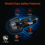 HyperGear - Speedboost 25W Usb-C Pd + 12W Usb Fast Car Charger With Pps | Includes 4Ft Usb-C Cable | Black - Limolin 