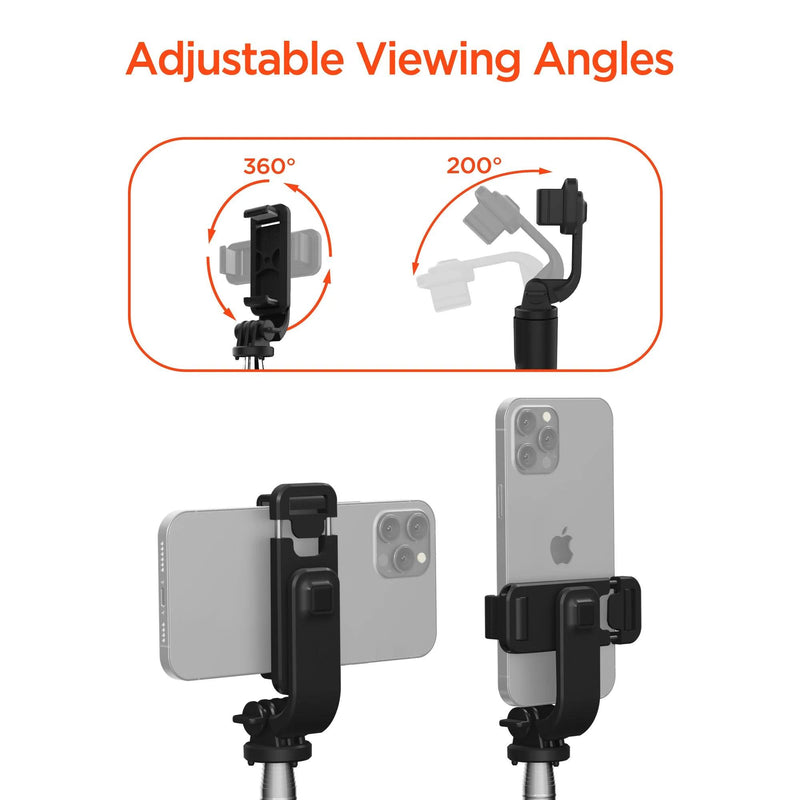 HyperGear - Vlogging Tripod & Selfie Stick In One - Black - Limolin 