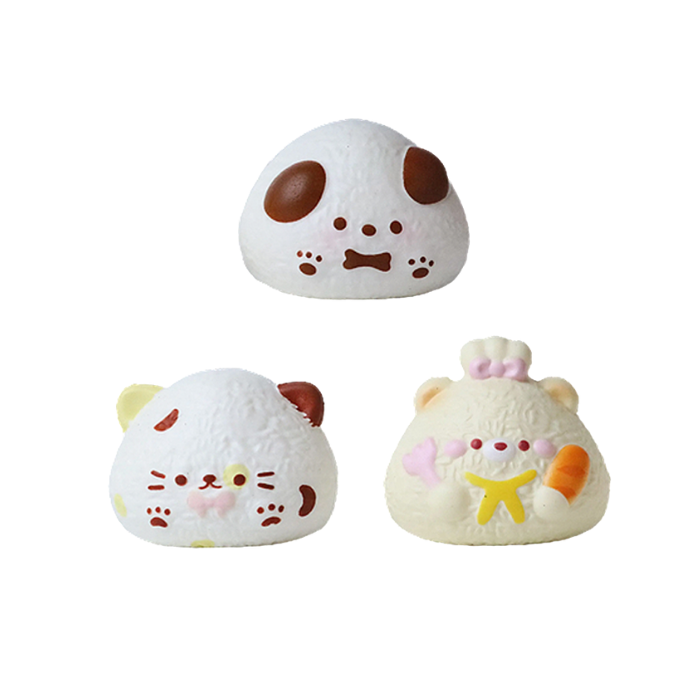 Mooshies – Pet Rice Balls Squishy Toy (Single Random Design)