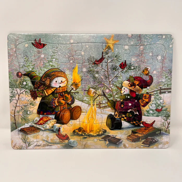 Cobble Hill - Puzzle plateau de 35 pièces - S'More Snowfall