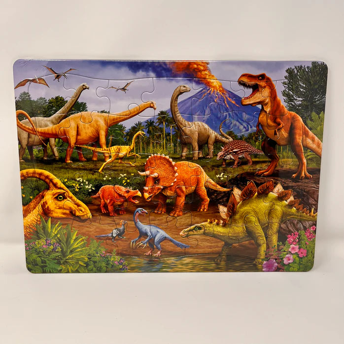 Cobble Hill - Puzzle plateau de 35 pièces - Tricératops et ses amis