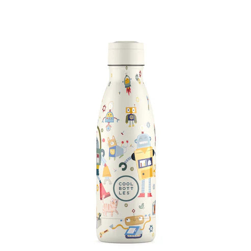 Cool Bottles - Kids 350 mL - Playland Series - Messy Robots
