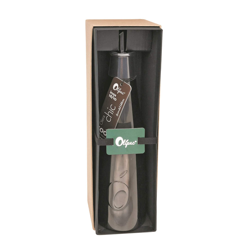 IPAC - Frantoio Gun Metal Oil Cruet 500ml - Limolin 