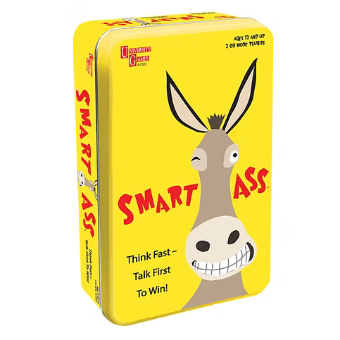Jeux universitaires - Jeu de cartes Smart Ass (boîte en métal)
