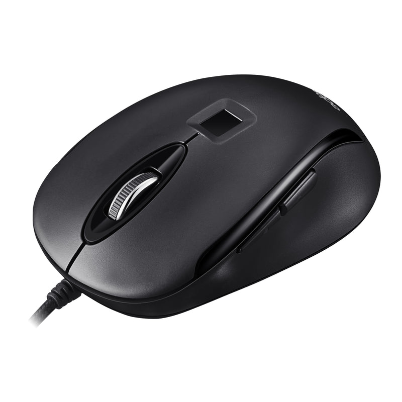 Adesso – Souris filaire 1200 ppp avec lecteur d’empreintes digitales intégré – Conforme aux normes TAA
